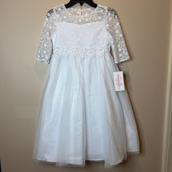 chinese dress ladies Bonnie Jean Girls 7-16 Sleeveless Embroidered Sequin Fit-And-Flare Dre –  S&D Kids